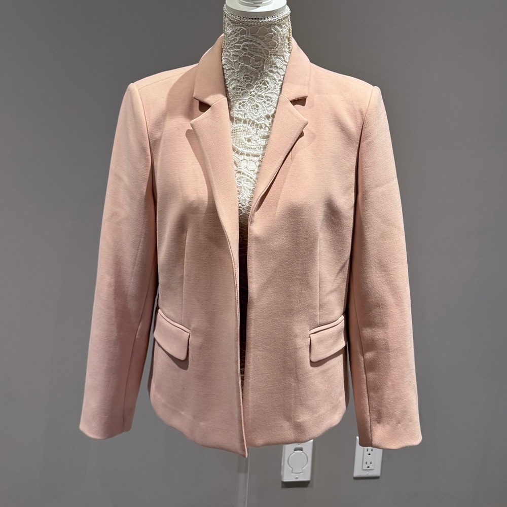 Ellen Tracy Peach Blazer Sz 12